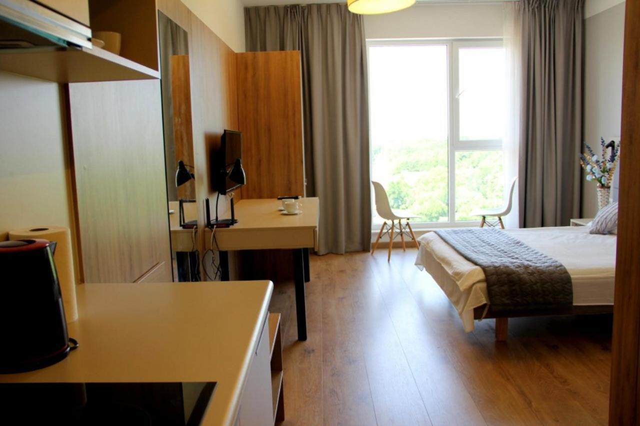 Warsaw Apartments - Luxury Top-View Aparthotel Bagian luar foto
