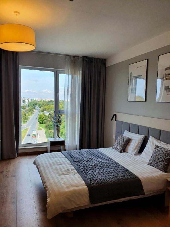 Warsaw Apartments - Luxury Top-View Aparthotel Bagian luar foto