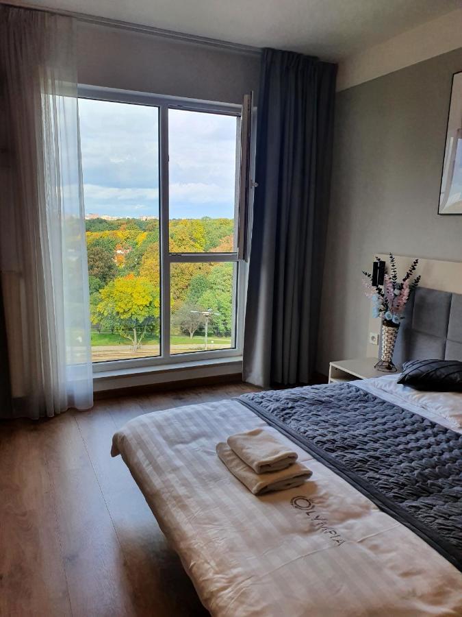 Warsaw Apartments - Luxury Top-View Aparthotel Bagian luar foto